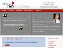 Tablet Screenshot of primetimefinancial.co.uk